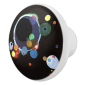 Bouton De Porte En Céramique Kandinsky - Plusieurs cercles (Droite)