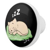 Bouton De Porte En Céramique Kitty Thunder-Cove dormant (Droite)