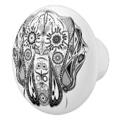 Bouton De Porte En Céramique Knob avec Great Dane (Droite)