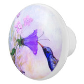 Bouton De Porte En Céramique Knob en céramique "Hummingbird-Pastel" (Droite)