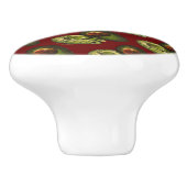 Bouton De Porte En Céramique Knobs Avocado (Côté)