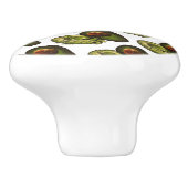 Bouton De Porte En Céramique Knobs Avocado (Côté)