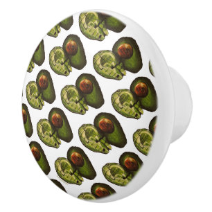 Bouton De Porte En Céramique Knobs Avocado