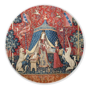 Bouton De Porte En Céramique La Dame et l'Unicorne, À mon seul désir