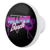 Bouton De Porte En Céramique La plage de Miami (Droite)