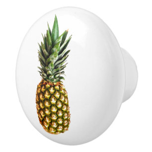 Bouton De Porte En Céramique La porte et le tiroir de photo de fruit d'ananas