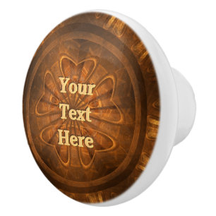 Bouton De Porte En Céramique La sculpture sur bois