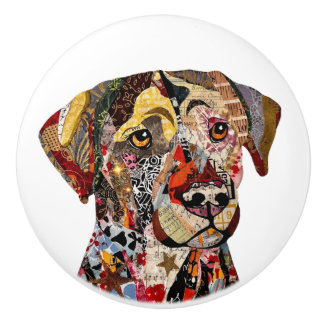 Bouton De Porte En Céramique Labrador Retriever Multimédia