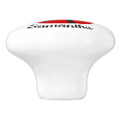 Bouton De Porte En Céramique Ladybug Design Ceramic Knob (Côté)