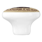 Bouton De Porte En Céramique Lait d'orignal Matanuska (Côté)