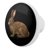 Bouton De Porte En Céramique Lapin 2 (Droite)