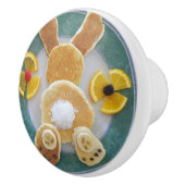 Bouton De Porte En Céramique Lapin Lapin Pancake Petit Déjeuner Tiroir Pull Kno (Droite)