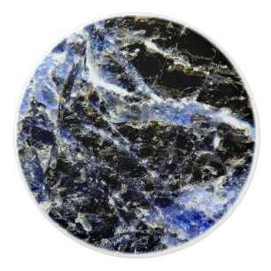 Bouton De Porte En Céramique Lapis Lazuli Ceramic Knob