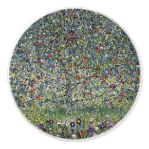 Bouton De Porte En Céramique L'arbre aux pommes (par Gustav Klimt)