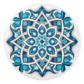 Bouton De Porte En Céramique L'artisanat de style arabe (Devant)