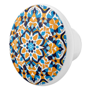 Bouton De Porte En Céramique L'artisanat de style arabe