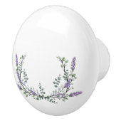 Bouton De Porte En Céramique Lavande et Eucalyptus (Droite)