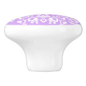 Bouton De Porte En Céramique Lavender Mandala (Côté)