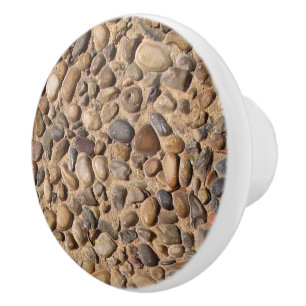 Bouton De Porte En Céramique Le caillou décoratif de géologie lapide la photo