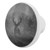 Bouton De Porte En Céramique Le Cerf Dans La Mist (Droite)