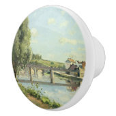 Bouton De Porte En Céramique Le Pont Du Chemin De Fer Camille Pissarro (Droite)