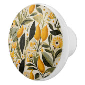 Bouton De Porte En Céramique Lemon Botanical Grove (Droite)