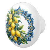 Bouton De Porte En Céramique Lemons Ceramic Knob (Droite)
