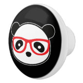 Bouton De Porte En Céramique Leon L'Ours Panda (Droite)