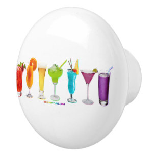 Bouton De Porte En Céramique Les cocktails alcoolisés de SlipperyJoe pour la co