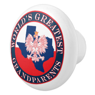 Bouton De Porte En Céramique Les grands-parents du monde
