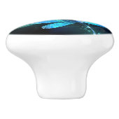 Bouton De Porte En Céramique Les libellules du lac (Côté)