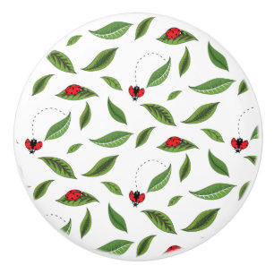 Bouton De Porte En Céramique Les Petits Ladybugs
