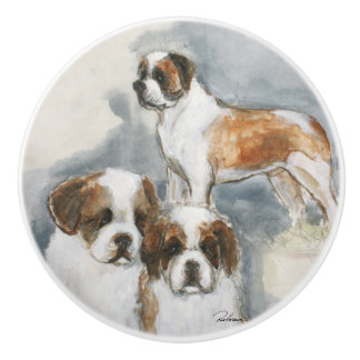 Bouton De Porte En Céramique Les saints