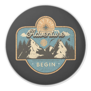 Bouton De Porte En Céramique Let the adventure begin