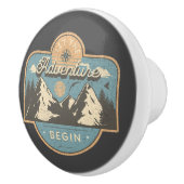 Bouton De Porte En Céramique Let the adventure begin (Droite)