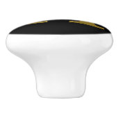 Bouton De Porte En Céramique Lettre H or (Côté)