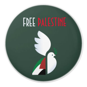 Bouton De Porte En Céramique Libérer la Palestine