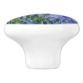 Bouton De Porte En Céramique Lilac Irises Monet (Côté)