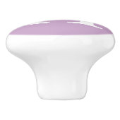 Bouton De Porte En Céramique Lilac Monogrammé (Côté)