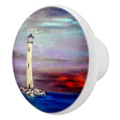 Bouton De Porte En Céramique L'île Lighthouse (Droite)