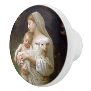 Bouton De Porte En Céramique L'innocence