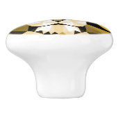 Bouton De Porte En Céramique Lion Brown (Côté)