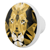 Bouton De Porte En Céramique Lion Brown (Droite)