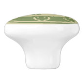 Bouton De Porte En Céramique Lion médiéval (Côté)