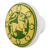 Bouton De Porte En Céramique Lion médiéval (Droite)