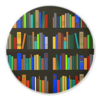 Bouton De Porte En Céramique Livres Librairies Design Ceramic Knob