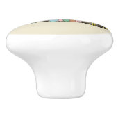 Bouton De Porte En Céramique Livres Thé Chat Cute (Côté)