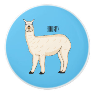 Bouton De Porte En Céramique Llama