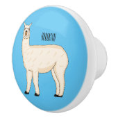 Bouton De Porte En Céramique Llama (Droite)