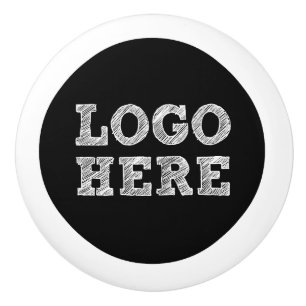 Bouton De Porte En Céramique Logo ici
